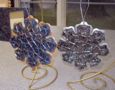 Snowflake Mosaics ornaments