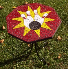 Mosaic Bowling Table
